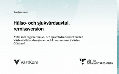 Nytt hälso- och sjukvårdsavtal i Västra Götaland