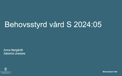 Nästa steg för en god och nära vård